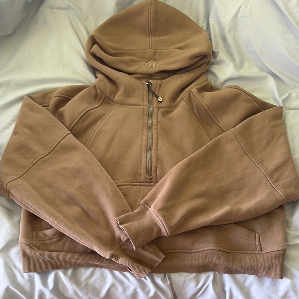 lululemon athletica Tan Hoodie Sweater